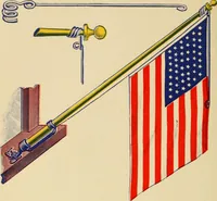 An illustration from Flags, banners and decoration goods of every description. (1915)