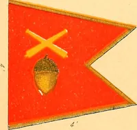 Picture 44 of 107 from Flags of the Army of the United States carried during the War of the Rebellion, 1861-1865, to designate the headquarters of the different armies, army corps, divisions and brigades (1887), leaf 105