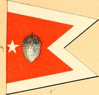 Picture 49 of 107 from Flags of the Army of the United States carried during the War of the Rebellion, 1861-1865, to designate the headquarters of the different armies, army corps, divisions and brigades (1887), leaf 107