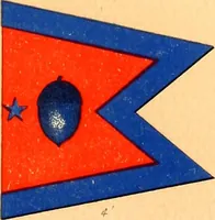Picture 52 of 107 from Flags of the Army of the United States carried during the War of the Rebellion, 1861-1865, to designate the headquarters of the different armies, army corps, divisions and brigades (1887), leaf 107