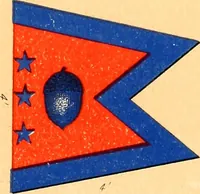 Picture 54 of 107 from Flags of the Army of the United States carried during the War of the Rebellion, 1861-1865, to designate the headquarters of the different armies, army corps, divisions and brigades (1887), leaf 107