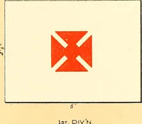 An illustration from Flags of the Army of the United States carried during the War of the Rebellion, 1861-1865, to designate the headquarters of the different armies, army corps, divisions and brigades (1887)