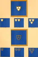 An illustration from Flags of the Army of the United States carried during the War of the Rebellion, 1861-1865, to designate the headquarters of the different armies, army corps, divisions and brigades (1887)