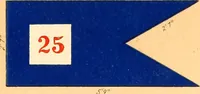 An illustration from Flags of the Army of the United States carried during the War of the Rebellion, 1861-1865, to designate the headquarters of the different armies, army corps, divisions and brigades (1887)