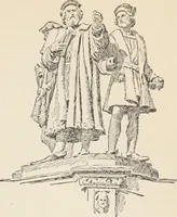 An illustration from Flame, electricity and the camera; man's progress from the first kindling of fire to the wireless telegraph and the photography of color (1900)