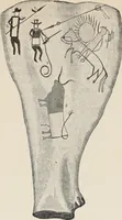 An illustration from Flame, electricity and the camera; man's progress from the first kindling of fire to the wireless telegraph and the photography of color (1900)