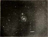 An illustration from Flame, electricity and the camera; man's progress from the first kindling of fire to the wireless telegraph and the photography of color (1900)