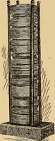 An illustration from Flame, electricity and the camera; man's progress from the first kindling of fire to the wireless telegraph and the photography of color (1901)