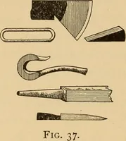An illustration from Flame, electricity and the camera; man's progress from the first kindling of fire to the wireless telegraph and the photography of color (1901)