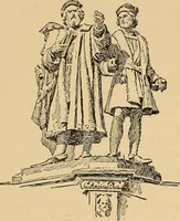 An illustration from Flame, electricity and the camera; man's progress from the first kindling of fire to the wireless telegraph and the photography of color (1901)