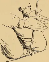 An illustration from Flame, electricity and the camera; man's progress from the first kindling of fire to the wireless telegraph and the photography of color (1901)