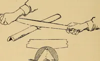 An illustration from Flame, electricity and the camera; man's progress from the first kindling of fire to the wireless telegraph and the photography of color (1901)