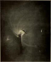 An illustration from Flame, electricity and the camera; man's progress from the first kindling of fire to the wireless telegraph and the photography of color (1901)