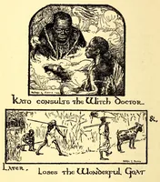 Picture 7 of 8 from The flame tree and other folk-lore stories from Uganda (1900), leaf 106