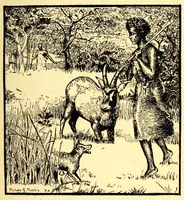 An illustration from The flame tree and other folk-lore stories from Uganda (1900)