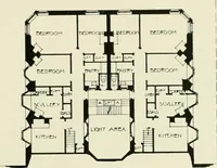 An illustration from Flats, urban houses and cottage homes; a companion volume to "The British home of to-day"; (1906)