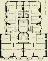 An illustration from Flats, urban houses and cottage homes; a companion volume to "The British home of to-day"; (1906)