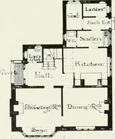 An illustration from Flats, urban houses and cottage homes; a companion volume to "The British home of to-day"; (1906)