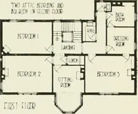 An illustration from Flats, urban houses and cottage homes; a companion volume to "The British home of to-day"; (1906)