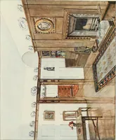 An illustration from Flats, urban houses and cottage homes; a companion volume to "The British home of to-day"; (1906)
