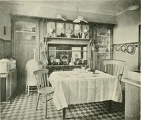 An illustration from Flats, urban houses and cottage homes; a companion volume to "The British home of to-day"; (1906)