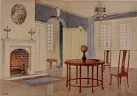 An illustration from Flats, urban houses and cottage homes; a companion volume to "The British home of to-day"; (1906)