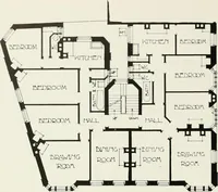 An illustration from Flats, urban houses and cottage homes; a companion volume to "The British home of to-day"; (1906)