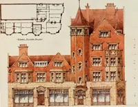 An illustration from Flats, urban houses and cottage homes; a companion volume to "The British home of to-day"; (1906)