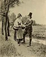 An illustration from Catalogue of E.A. Fleischmann's Fine Art Gallery, Munich (1894)