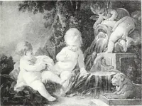 An illustration from Illustrated catalogue of 100 paintings of Old Masters of the Dutch, Flemish, Italian, French and English schools : belonging to the Sedelmeyer Gallery which contains about 1000 original paintings by ancient and modern artists (1894)
