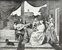 An illustration from Illustrated catalogue of 100 paintings of Old Masters of the Dutch, Flemish, Italian, French and English schools : belonging to the Sedelmeyer Gallery which contains about 1000 original paintings by ancient and modern artists (1894)