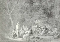 An illustration from Illustrated catalogue of 100 paintings of Old Masters of the Dutch, Flemish, Italian, French and English schools : belonging to the Sedelmeyer Gallery which contains about 1000 original paintings by ancient and modern artists (1894)