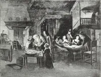 An illustration from Illustrated catalogue of 100 paintings of Old Masters of the Dutch, Flemish, Italian, French and English schools : belonging to the Sedelmeyer Gallery which contains about 1000 original paintings by ancient and modern artists (1894)