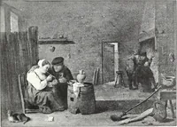 An illustration from Illustrated catalogue of 100 paintings of Old Masters of the Dutch, Flemish, Italian, French and English schools : belonging to the Sedelmeyer Gallery which contains about 1000 original paintings by ancient and modern artists (1894)