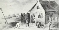 An illustration from Illustrated catalogue of 100 paintings of Old Masters of the Dutch, Flemish, Italian, French and English schools : belonging to the Sedelmeyer Gallery which contains about 1000 original paintings by ancient and modern artists (1894)