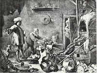 An illustration from Illustrated catalogue of 100 paintings of Old Masters of the Dutch, Flemish, Italian, French and English schools : belonging to the Sedelmeyer Gallery which contains about 1000 original paintings by ancient and modern artists (1894)