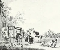 An illustration from Illustrated catalogue of 100 paintings of Old Masters of the Dutch, Flemish, Italian, French and English schools : belonging to the Sedelmeyer Gallery which contains about 1000 original paintings by ancient and modern artists (1894)
