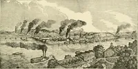 An illustration from "Flems" views of old Pittsburgh : a portfolio of the past precious with memories (1905)