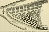 An illustration from "Flems" views of old Pittsburgh : a portfolio of the past precious with memories (1905)
