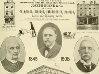 An illustration from "Flems" views of old Pittsburgh : a portfolio of the past precious with memories (1905)