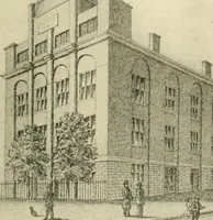 An illustration from "Flems" views of old Pittsburgh : a portfolio of the past precious with memories (1905)