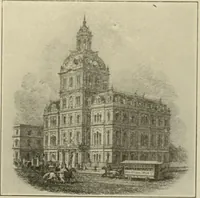 An illustration from "Flems" views of old Pittsburgh : a portfolio of the past precious with memories (1905)