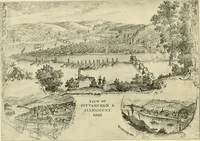 Picture 95 of 275 from "Flems" views of old Pittsburgh : a portfolio of the past precious with memories (1905), leaf 39