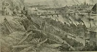 An illustration from "Flems" views of old Pittsburgh : a portfolio of the past precious with memories (1905)