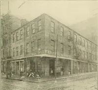 An illustration from "Flems" views of old Pittsburgh : a portfolio of the past precious with memories (1905)