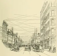 An illustration from "Flems" views of old Pittsburgh : a portfolio of the past precious with memories (1905)