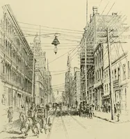 An illustration from "Flems" views of old Pittsburgh : a portfolio of the past precious with memories (1905)