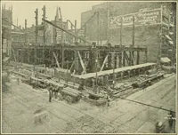 An illustration from "Flems" views of old Pittsburgh : a portfolio of the past precious with memories (1905)