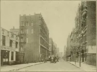 An illustration from "Flems" views of old Pittsburgh : a portfolio of the past precious with memories (1905)