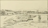 An illustration from "Flems" views of old Pittsburgh : a portfolio of the past precious with memories (1905)